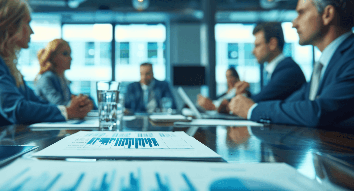 business-team-formal-attire-engaging-corporate-meeting-with-charts-reports-table-modern-office-setting